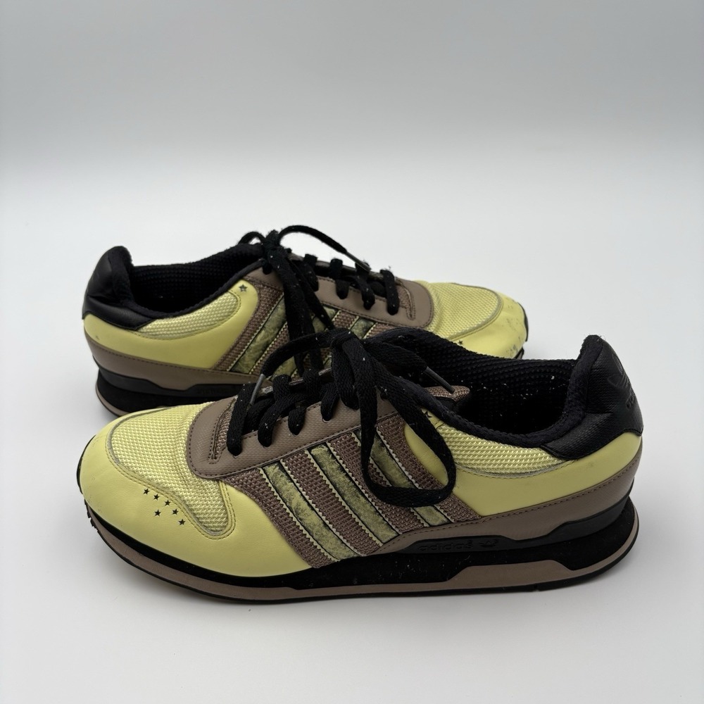 Vintage 2008 Adidas ZX 500 OG Yellow Brown Black 014906 Men's Size 10.5 Retro